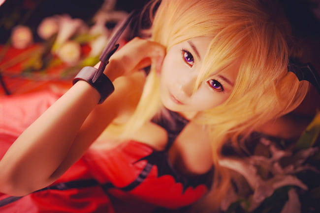 守护甜心 月咏歌呗恶魔变身cosplay