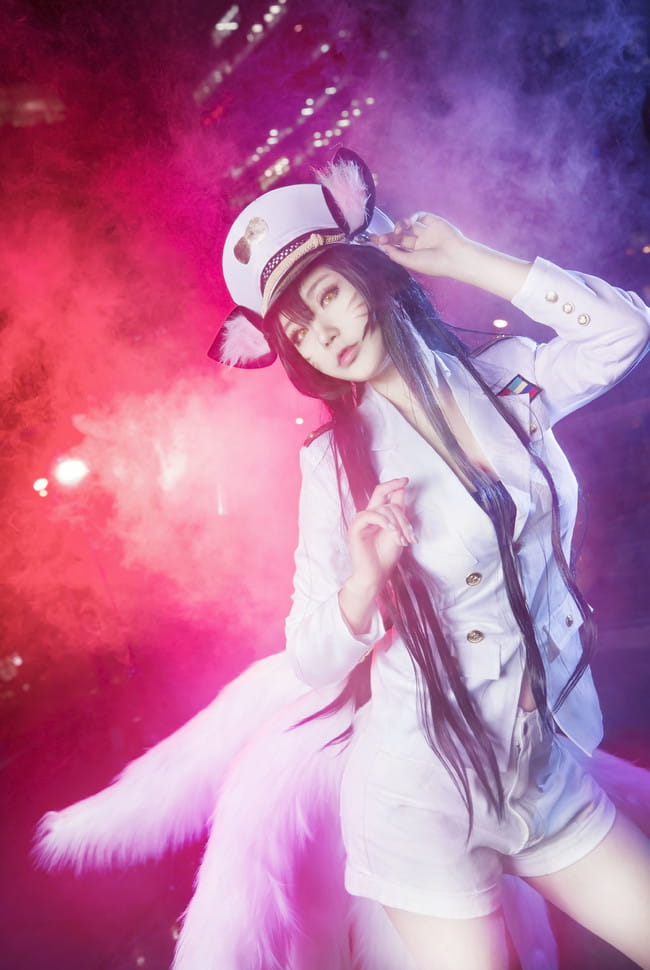 英雄联盟 少女时代 阿狸 cosplay