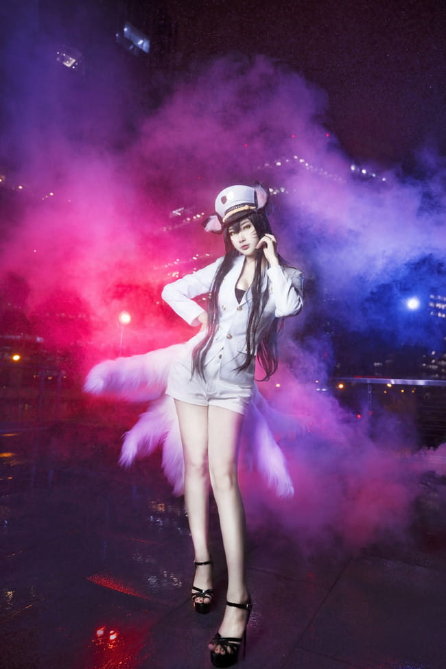 英雄联盟 少女时代 阿狸 cosplay