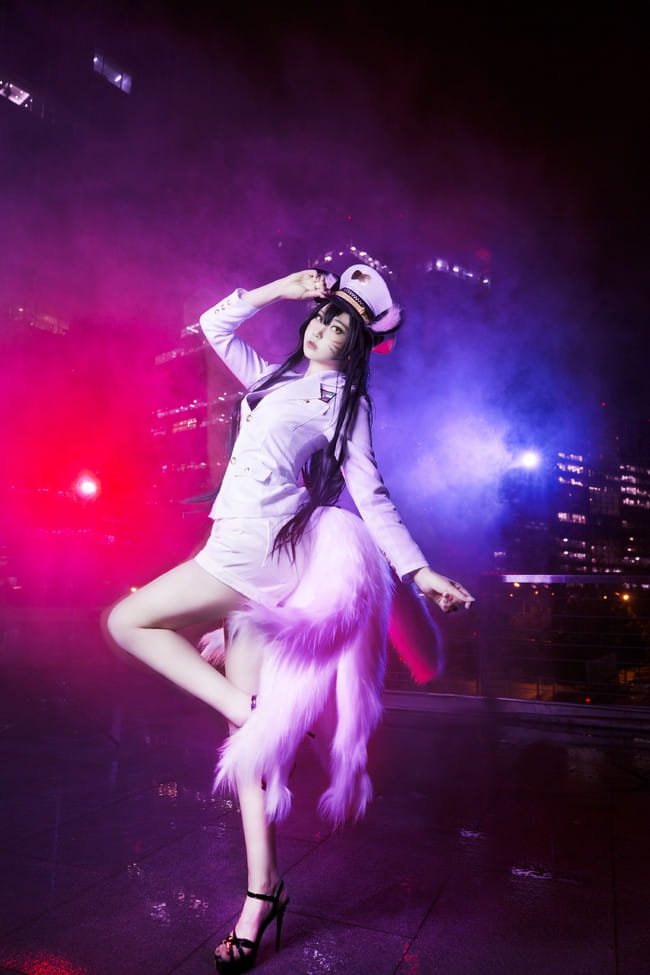 英雄联盟 少女时代 阿狸 cosplay