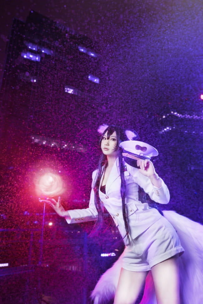 英雄联盟 少女时代 阿狸 cosplay