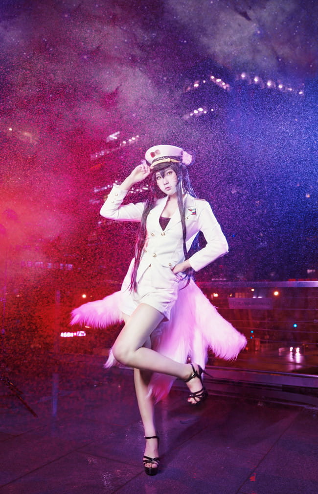 英雄联盟 少女时代 阿狸 cosplay