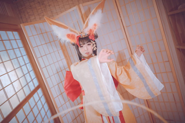 网易手游阴阳师 山兔 稚兔童心 cosplay图片(1)