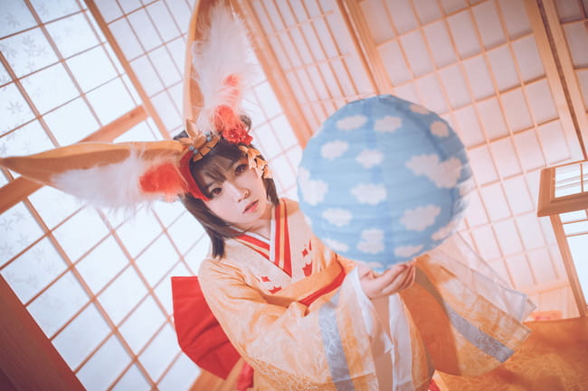 网易手游阴阳师 山兔 稚兔童心 cosplay图片(1)