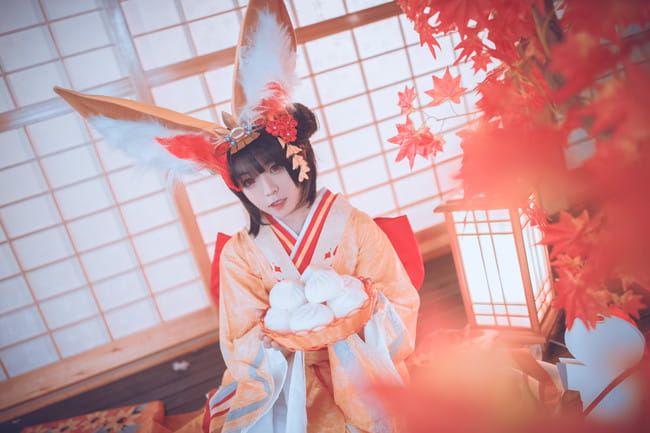 网易手游阴阳师 山兔 稚兔童心 cosplay图片(1)