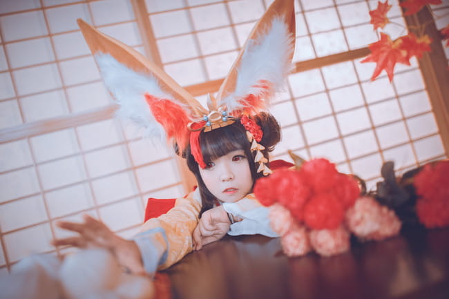 网易手游阴阳师 山兔 稚兔童心 cosplay图片(1)
