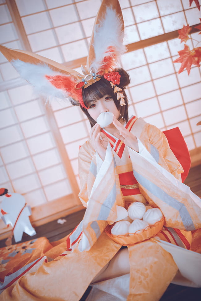 网易手游阴阳师 山兔 稚兔童心 cosplay图片(1)