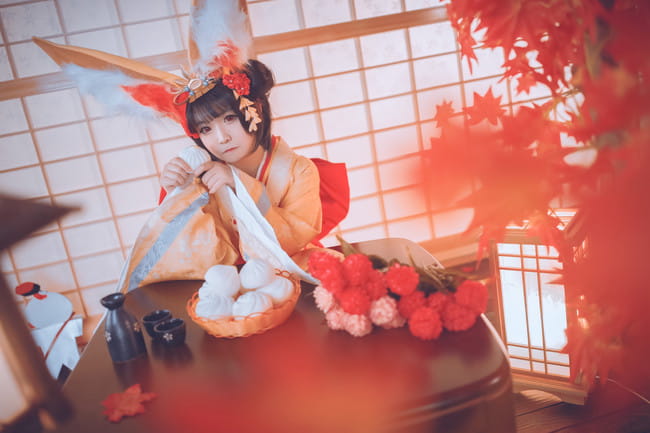 网易手游阴阳师 山兔 稚兔童心 cosplay图片(1)