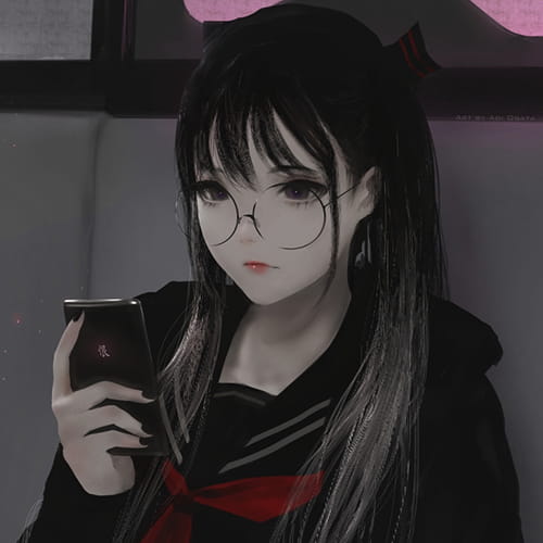 久别重逢 别来无恙 二次元动漫女生头像