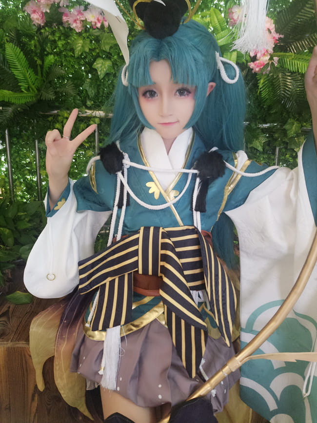 网易手游阴阳师 莹草 cosplay图片(1)