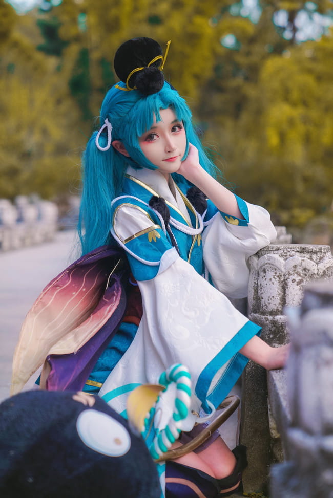 网易手游阴阳师 莹草 cosplay图片(1)