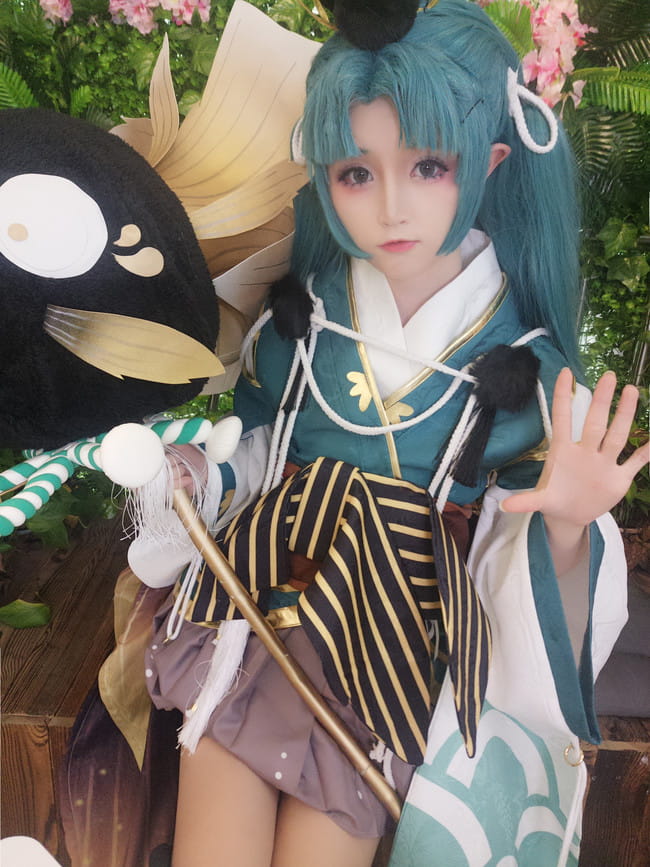 网易手游阴阳师 莹草 cosplay图片(1)