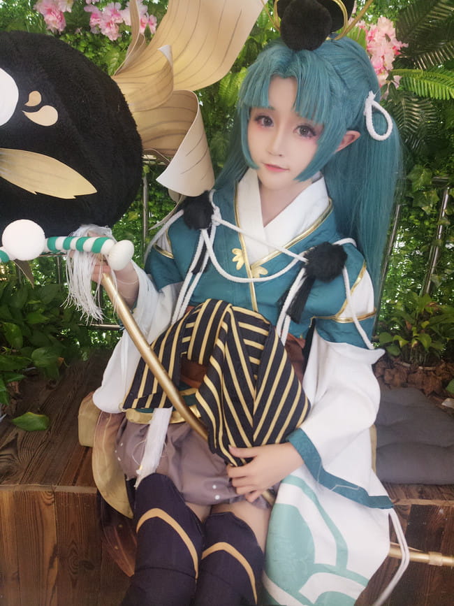 网易手游阴阳师 莹草 cosplay图片(1)