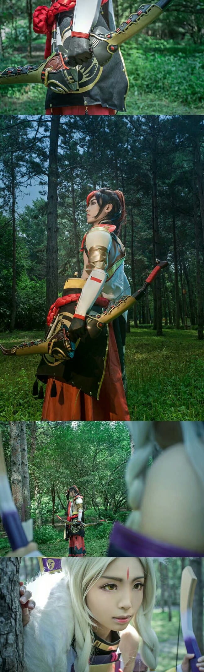 网易手游阴阳师 源博雅&白狼 cosplay图片(1)