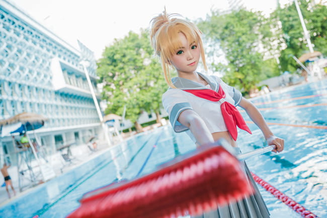 Fate/Grand Order 莫德雷德 cosplay图片(1)