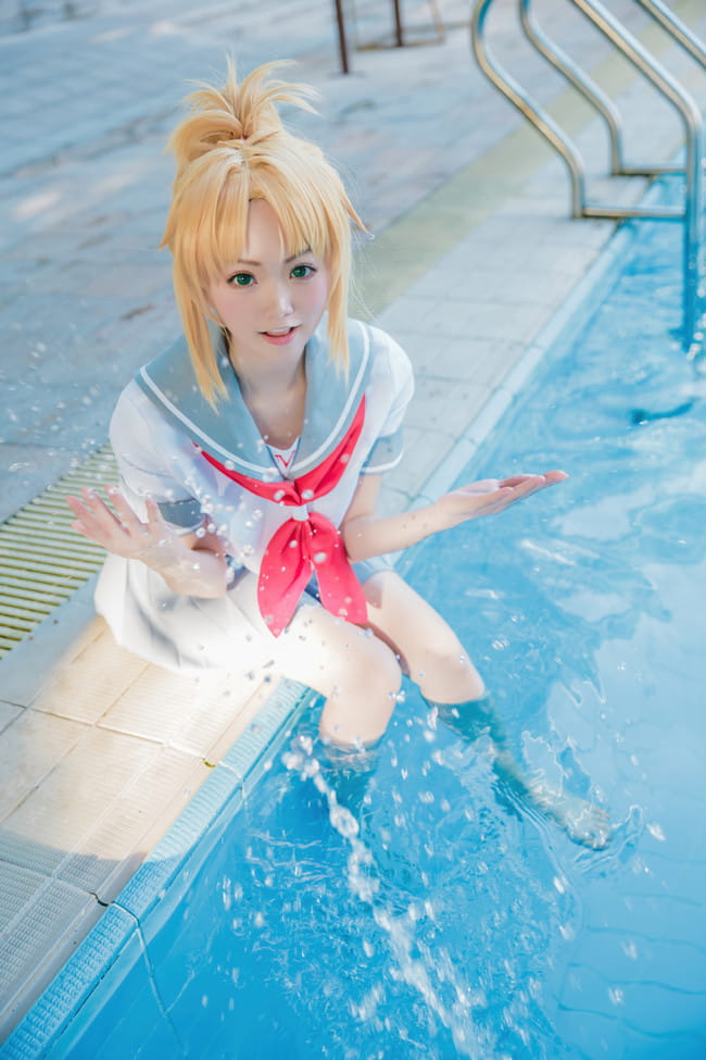 Fate/Grand Order 莫德雷德 cosplay图片(1)