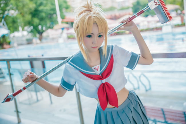 Fate/Grand Order 莫德雷德 cosplay图片(1)