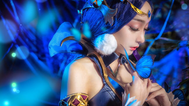 王者荣耀 仲夏夜之梦貂蝉 cosplay图片