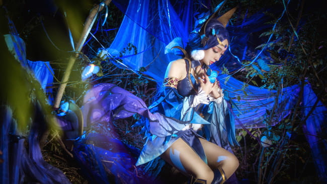 王者荣耀 仲夏夜之梦貂蝉 cosplay图片