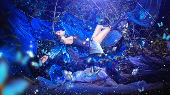 王者荣耀 仲夏夜之梦貂蝉 cosplay图片