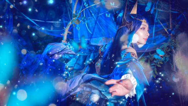 王者荣耀 仲夏夜之梦貂蝉 cosplay图片