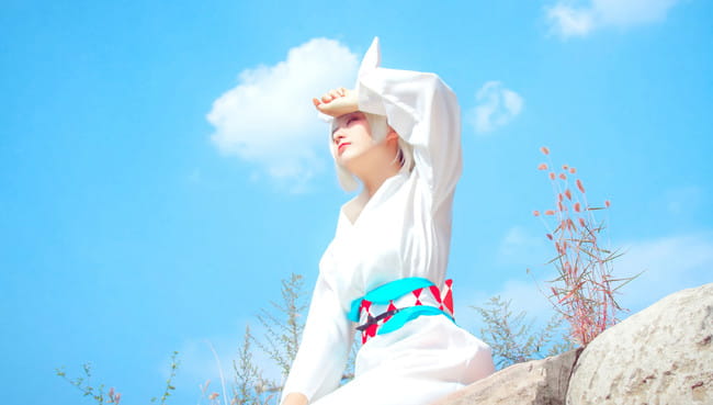 网易手游阴阳师 未觉醒山兔 cosplay图片(1)