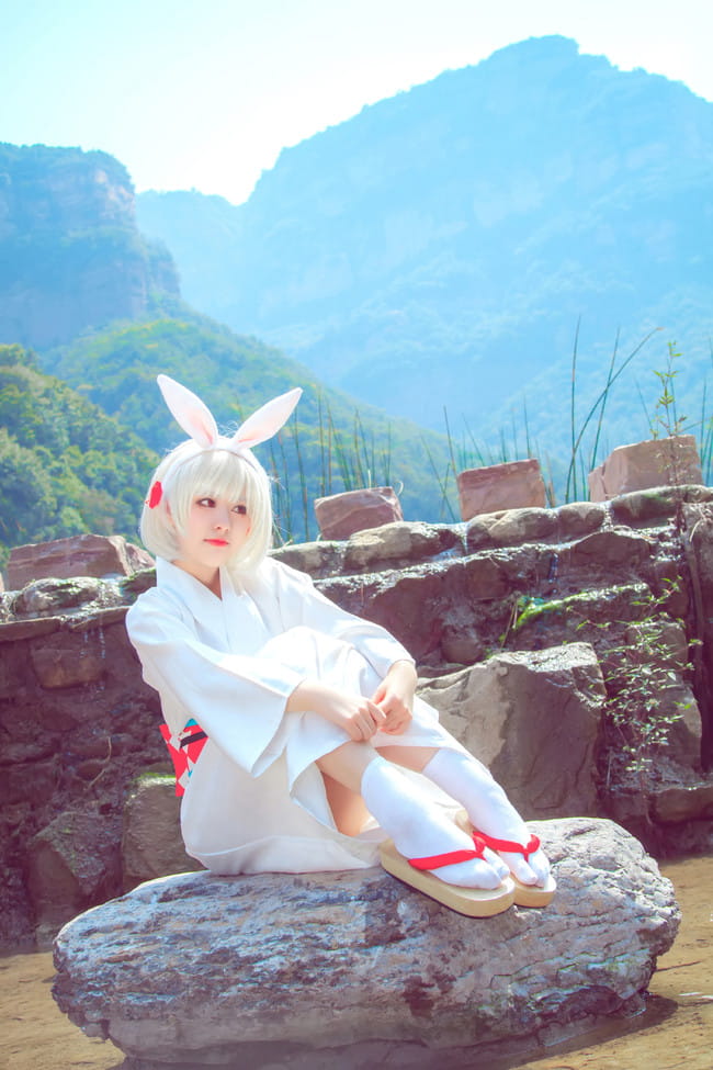 网易手游阴阳师 未觉醒山兔 cosplay图片(1)