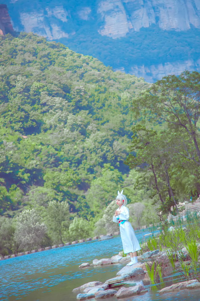 网易手游阴阳师 未觉醒山兔 cosplay图片(1)