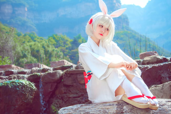 网易手游阴阳师 未觉醒山兔 cosplay图片(1)