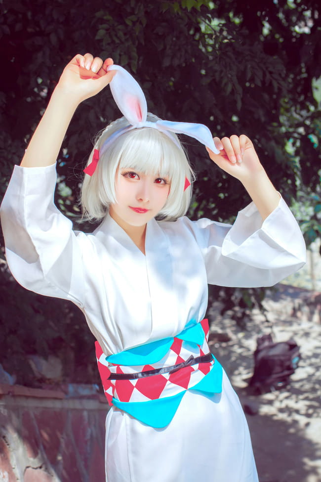 网易手游阴阳师 未觉醒山兔 cosplay图片(1)