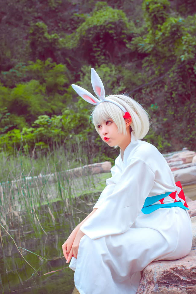 网易手游阴阳师 未觉醒山兔 cosplay图片(1)