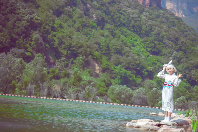 网易手游阴阳师 未觉醒山兔 cosplay图片(1)