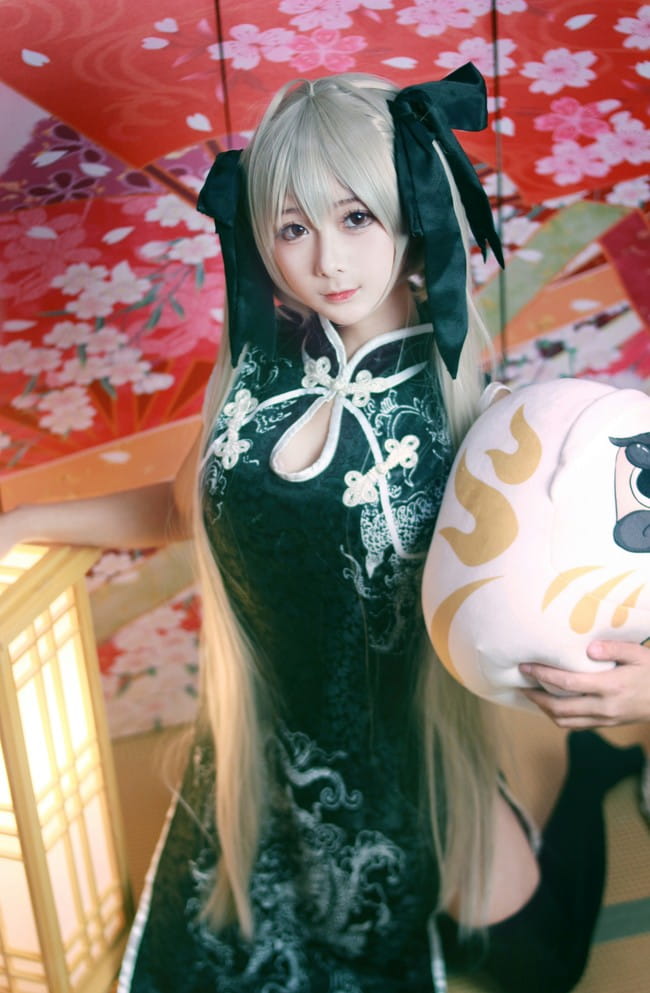缘之空 春日野穹旗袍 cosplay图片(1)