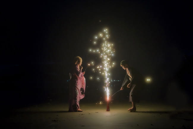 夏の终わり、花火大会