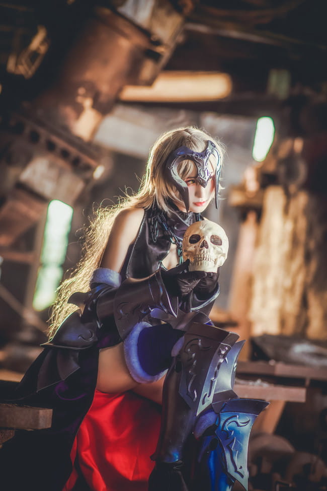 《Fate/GrandOrder》黑贞德cosplay