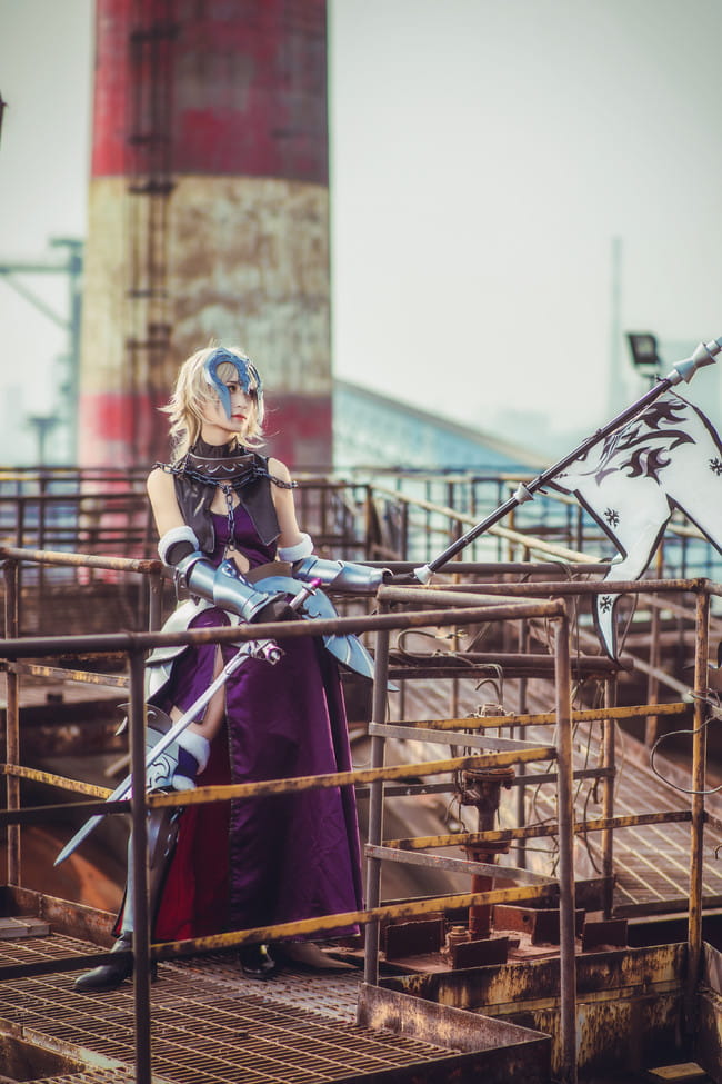 《Fate/GrandOrder》黑贞德cosplay