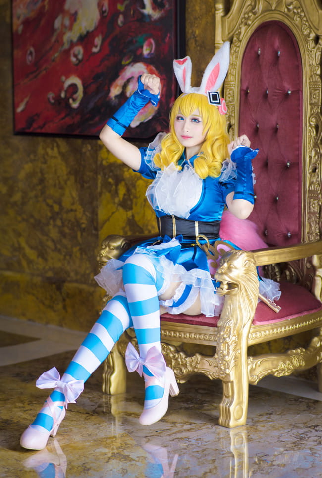 王者荣耀 妲己爱丽丝cosplay图片(1)