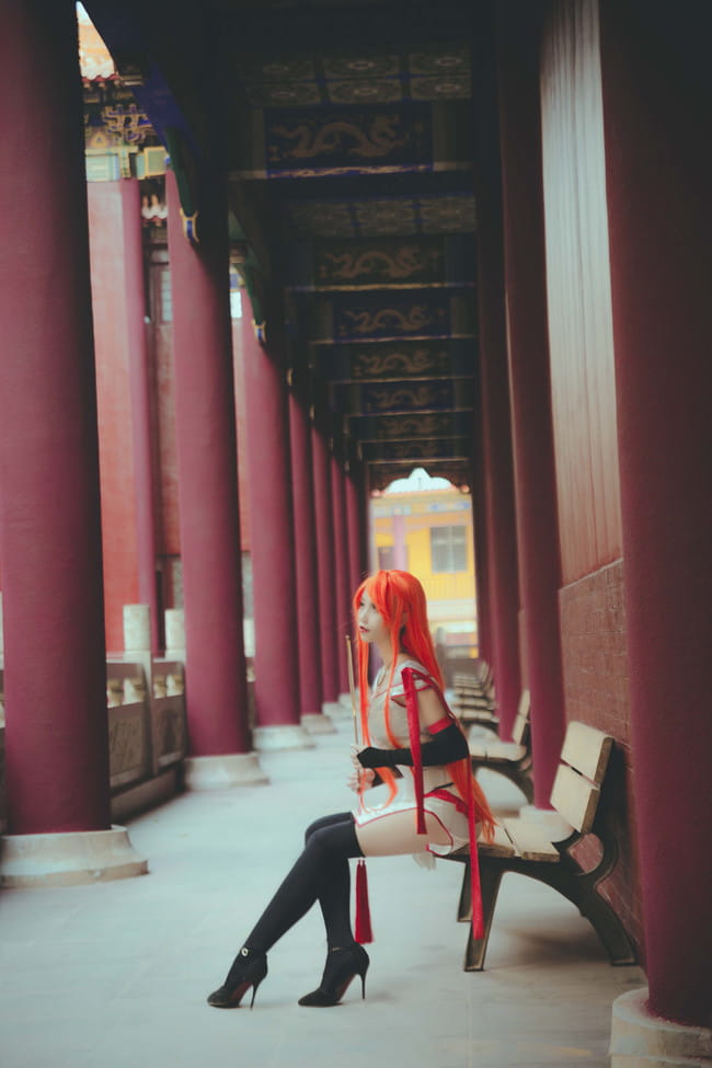 王者荣耀李白同人旗袍 cosplay