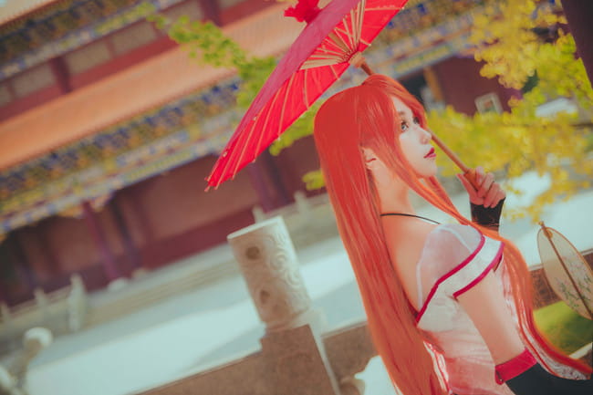 王者荣耀李白同人旗袍 cosplay