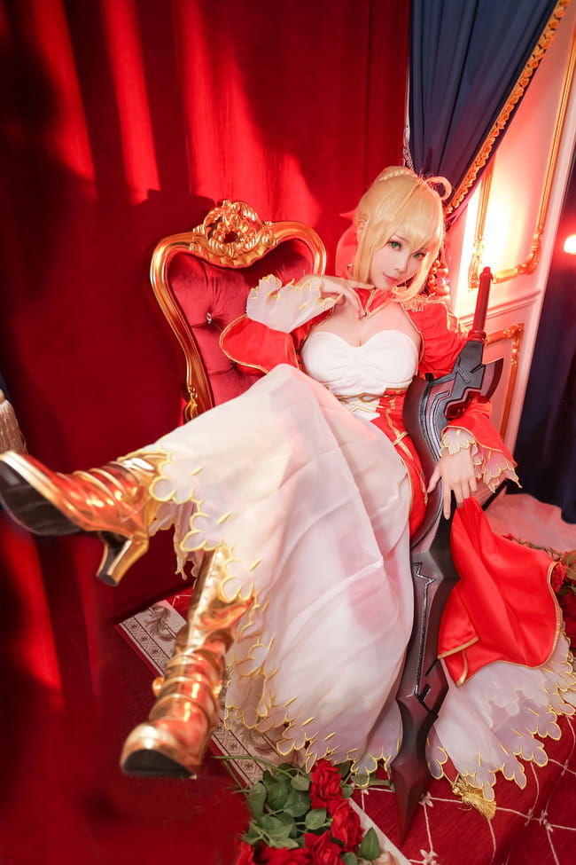 Fate/Grand Order 暴君尼祿cosplay图片