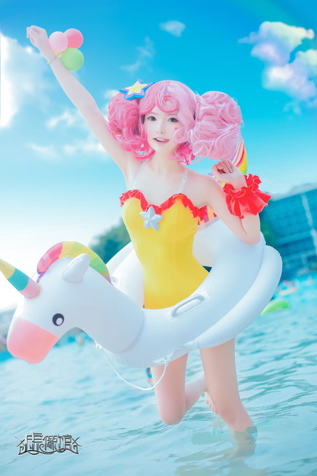 王者荣耀小乔夏日独角兽皮肤