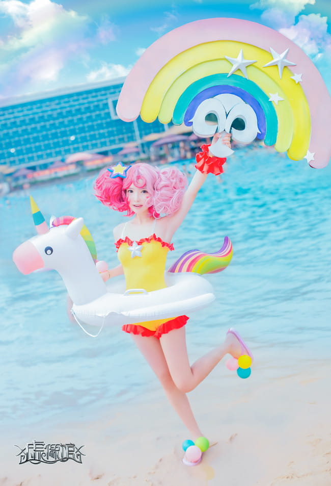 王者荣耀小乔夏日独角兽皮肤