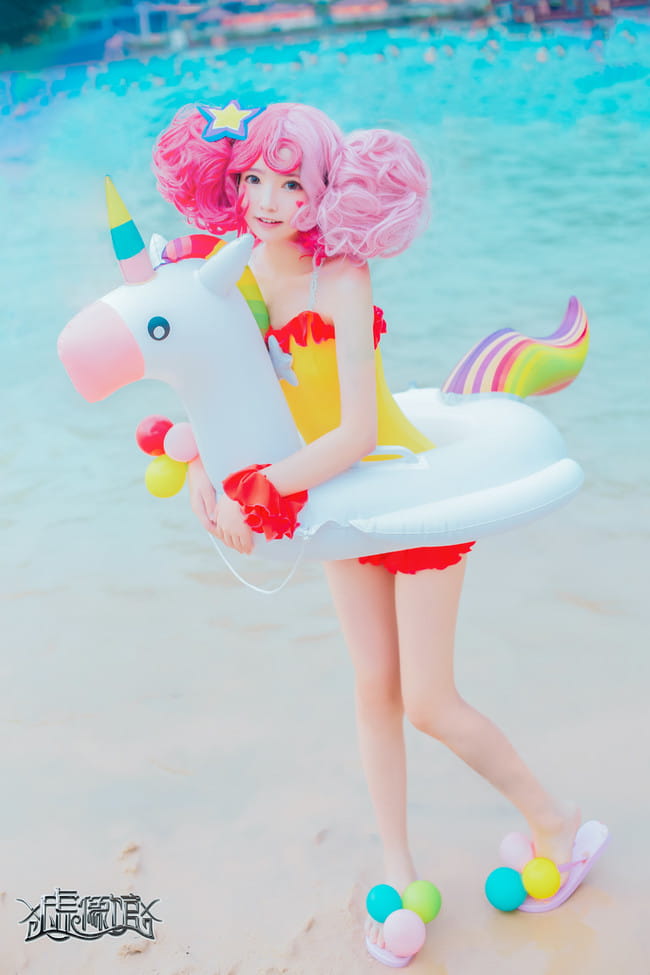 王者荣耀小乔夏日独角兽皮肤