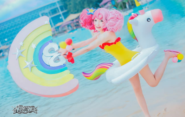 王者荣耀小乔夏日独角兽皮肤