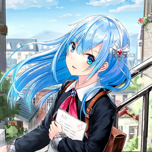 想做你的例外 二次元头像女生呆萌	