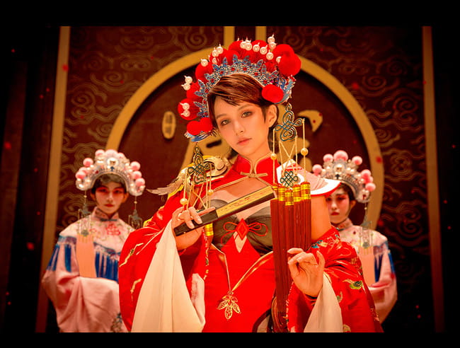 王者荣耀 霸王别姬虞姬 cosplay图片(1)