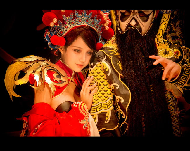 王者荣耀 霸王别姬虞姬 cosplay图片(1)