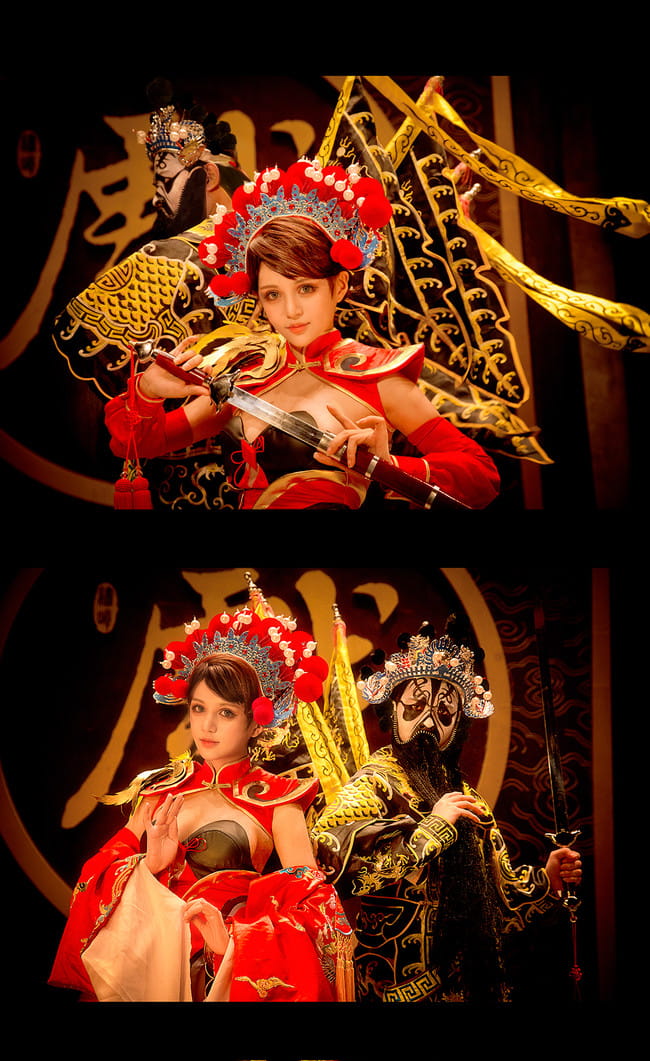 王者荣耀 霸王别姬虞姬 cosplay图片(1)