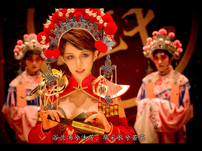 王者荣耀 霸王别姬虞姬 cosplay图片(1)