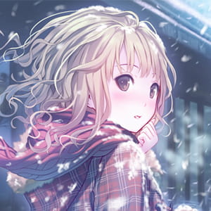 你送的围巾 我依旧留着 世界还暖它却冷了 二次元头像